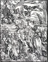 A Revelação de São João, o Divino ou O Apocalipse (gravura bw)